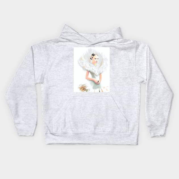 Ballet Dancer Kids Hoodie by JeLoTall